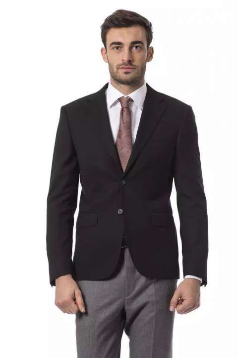 Priser på Billionaire Italian Couture Elegant Black Wool Jacket