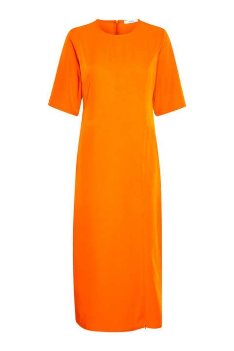 Priser på Gestuz - Kjole - MelbaGZ Long Dress - Flame Orange