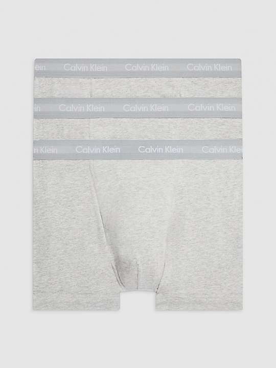 Priser på Calvin Klein Trunks 3-pak Grey