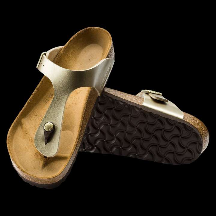 Priser på Birkenstock Gizeh Dame Sandaler - Gold - 40