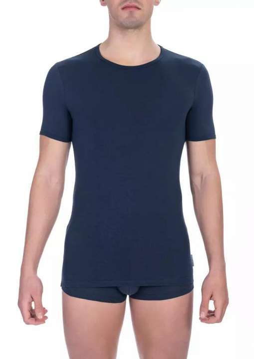 Priser på Bikkembergs Sleek Crew Neck Cotton Blend Tee