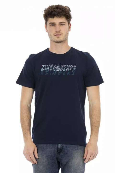 Priser på Bikkembergs Army Print Logo Tee in Pure Cotton