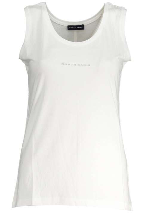 Priser på North Sails Chic Organic Cotton Tank Top with Logo Print