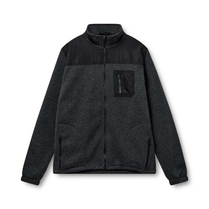 Priser på Kopenhaken Wales Fleece Herre Fleecejakke - Black - L