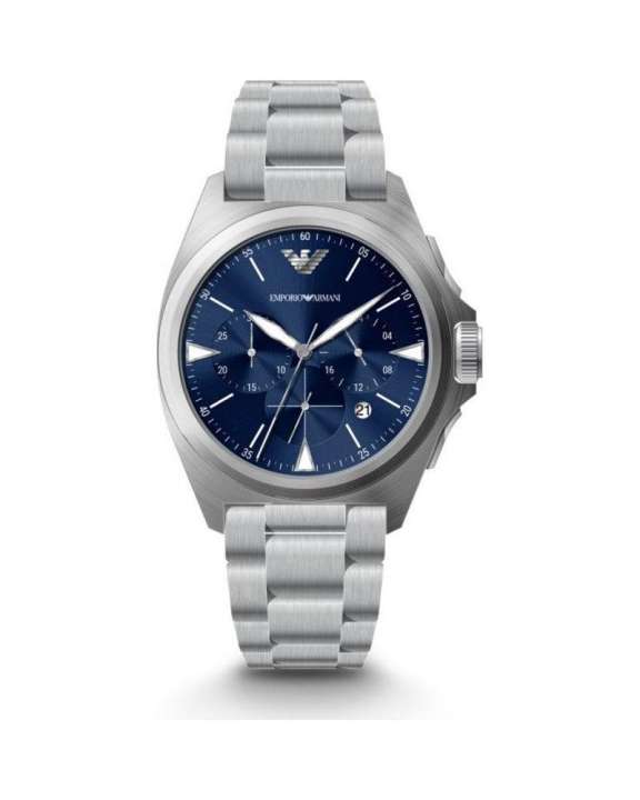 Priser på Emporio Armani Sølv Steel Chronograph Ur