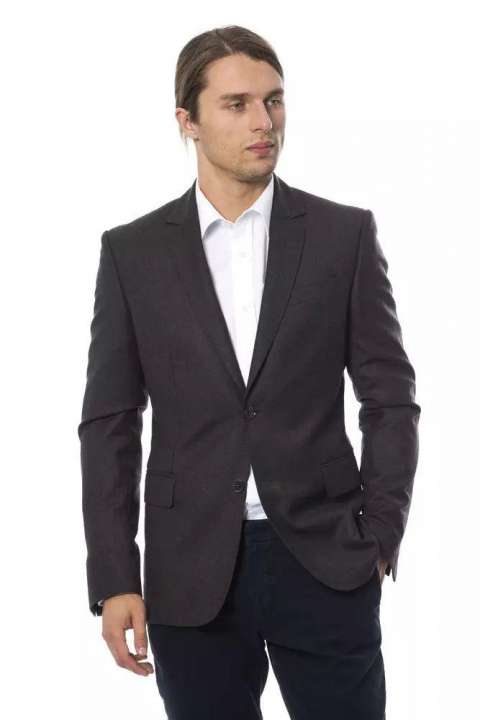 Priser på Verri Elegant Gray Wool Herre Blazer