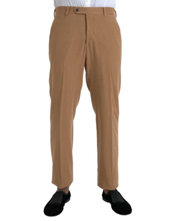 Priser på Prada Beige Cashmere Herre Straight Fit Dress Pants