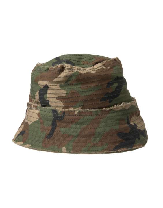 Priser på Dolce & Gabbana Green Camouflage Cotton Bucket Hat Herre