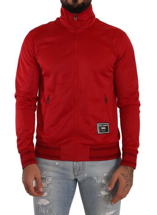 Priser på Dolce & Gabbana Stunning Zip Sweater Cardigan in Red