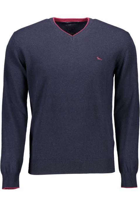 Priser på Harmont & Blaine Chic V-Neck Sweater with Contrasting Accents