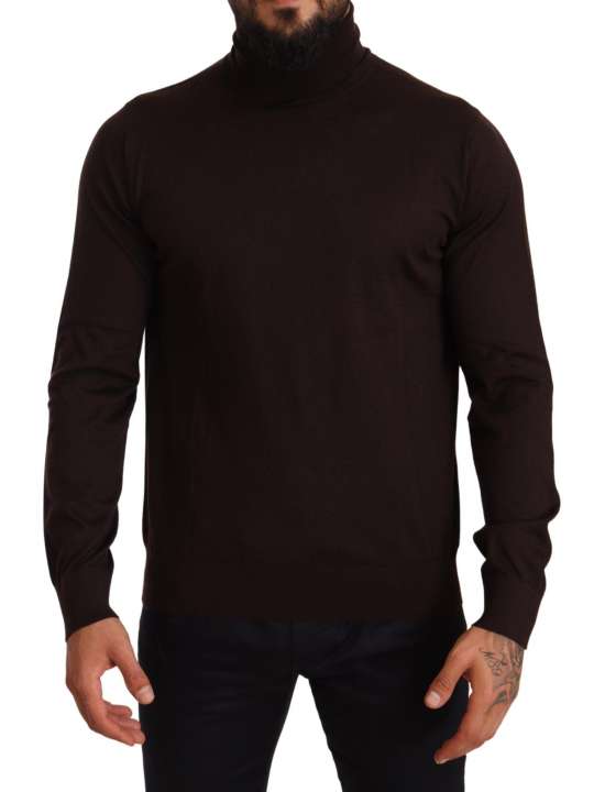 Priser på Dolce & Gabbana Elegant Cashmere Turtleneck Sweater