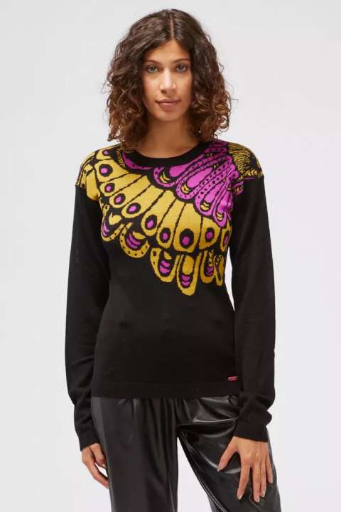 Priser på Custo Barcelona Chic Long-Sleeved Printed Sweater