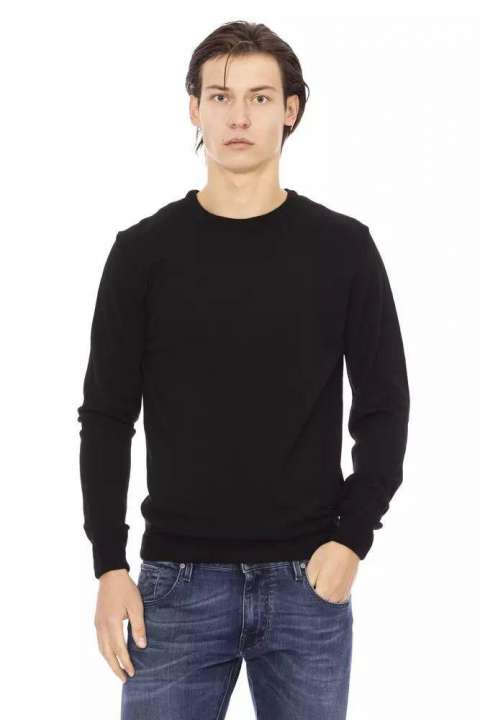 Priser på Baldinini Trend Elegant Black Turtleneck Sweater