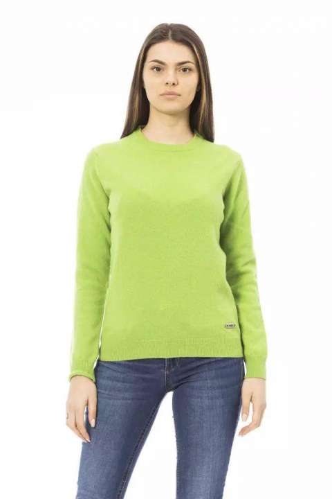 Priser på Baldinini Trend Elegant Wool-Cashmere Crewneck Sweater