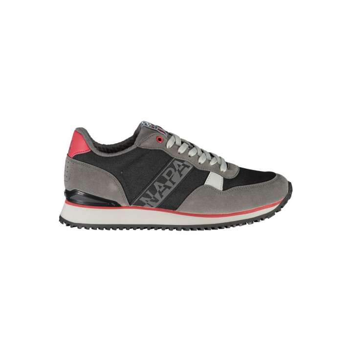 Priser på Napapijri Sleek Black Lace-Up Sport Sneakers