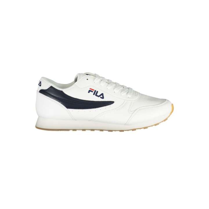 Priser på Fila Sleek White Sneakers with Contrasting Accents