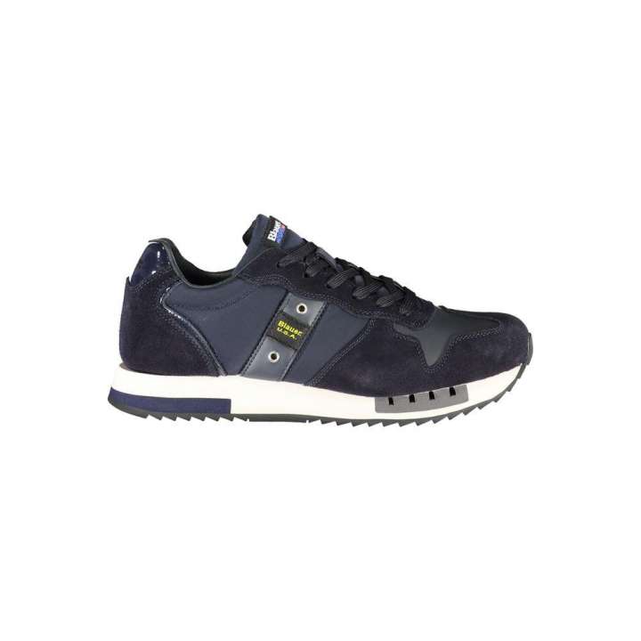 Priser på Blauer Contrast Lace-Up Sports Sneakers in Blue