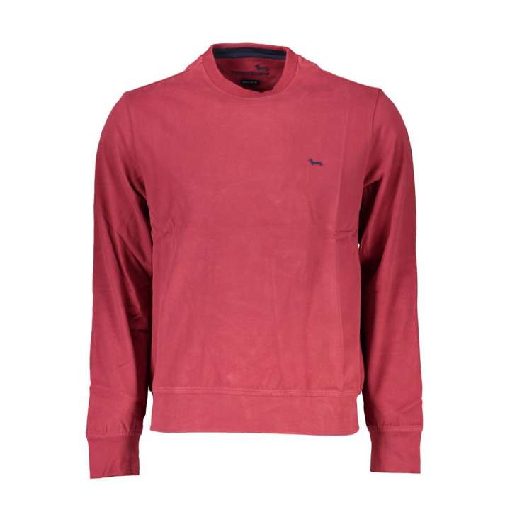 Priser på Harmont & Blaine Chic Pink Crew Neck Embroidered Sweater