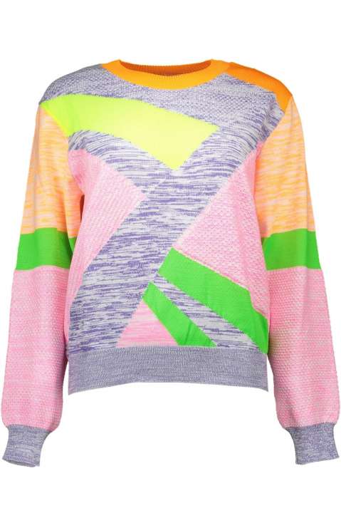 Priser på Love Moschino Chic Multicolor Logo Sweater