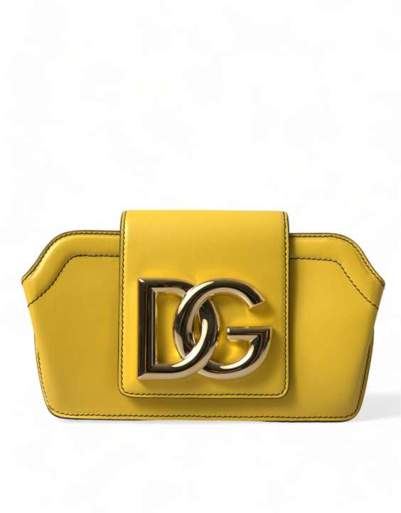 Priser på Dolce & Gabbana Exquisite Yellow Leather Eyewear Case