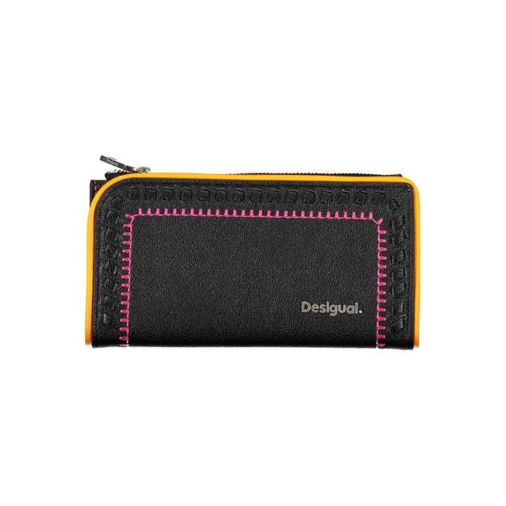 Priser på Desigual Elegant Black Two-Compartment Wallet