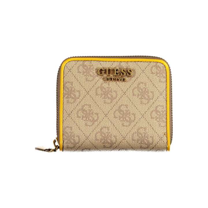 Priser på Guess Jeans Chic Sunshine Yellow Zip Wallet