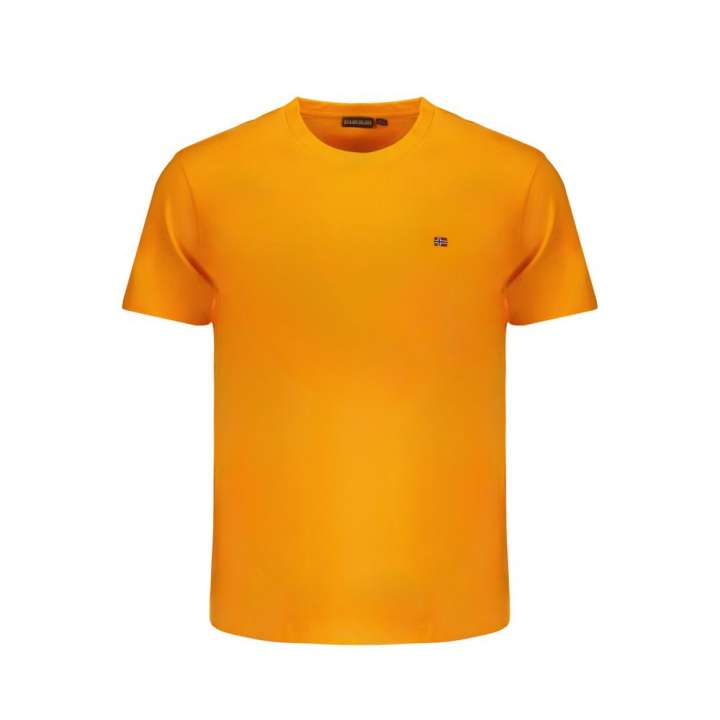 Priser på Napapijri Orange Cotton T-Shirt