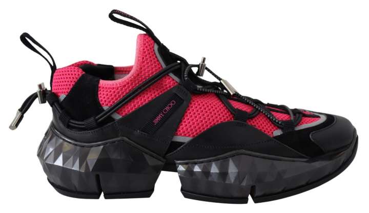 Priser på Jimmy Choo Electric Elegance Leather Mesh Sneakers