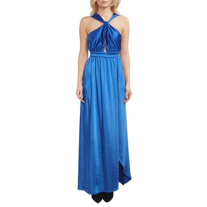 Priser på Pinko Blue Polyester Dress