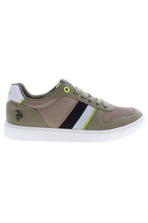 Priser på U.S. POLO ASSN. Sleek Green Sports Sneakers With Logo Detail