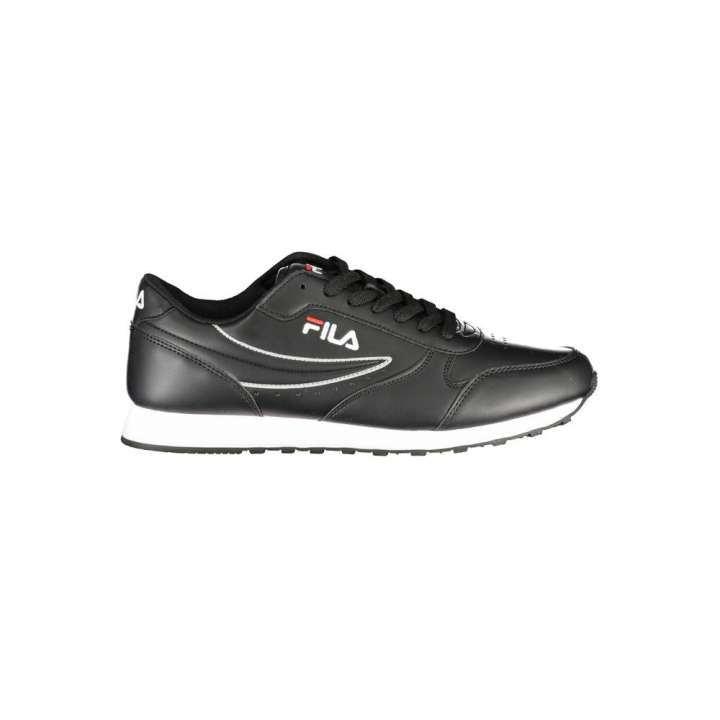 Priser på Fila Sleek Black Sports Sneakers with Contrast Details