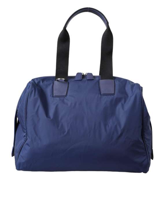 Priser på Dolce & Gabbana Blue Nylon Calfskin Hand Shoulder Duffel Bag