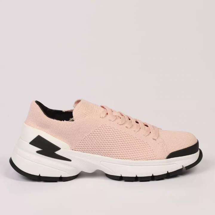 Priser på Neil Barrett Pink Textile Herre Sneakers