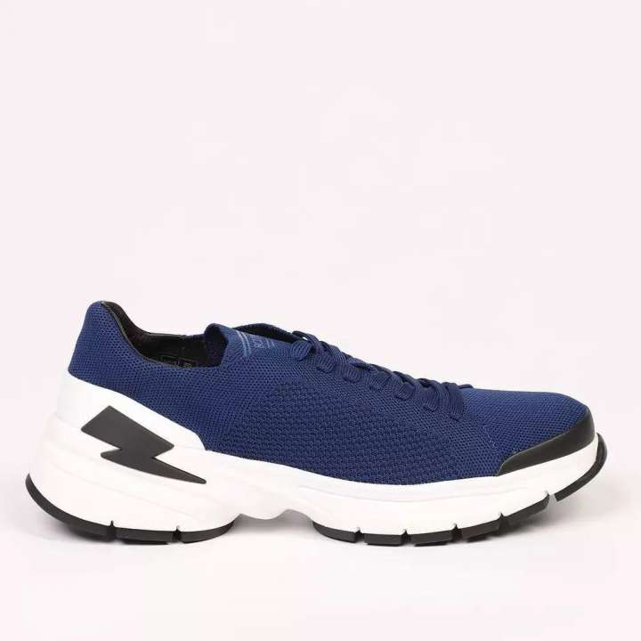 Priser på Neil Barrett Blue Textile Herre Sneakers