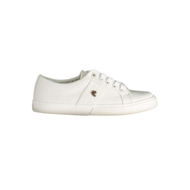 Priser på Ralph Lauren White Cotton Sneakers