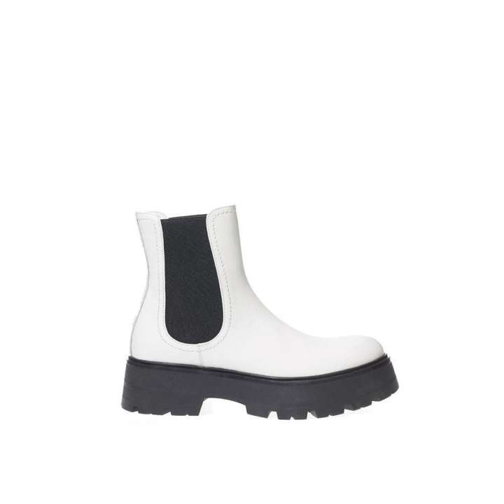 Priser på Alexander McQueen Elegant Monochrome Leather Boots