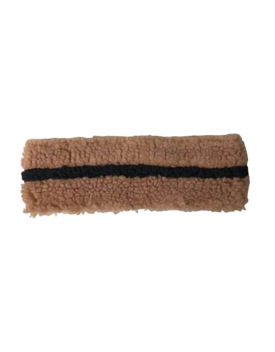 Priser på Dolce & Gabbana Brown Black Fleece Wool Head Band Hat Herre