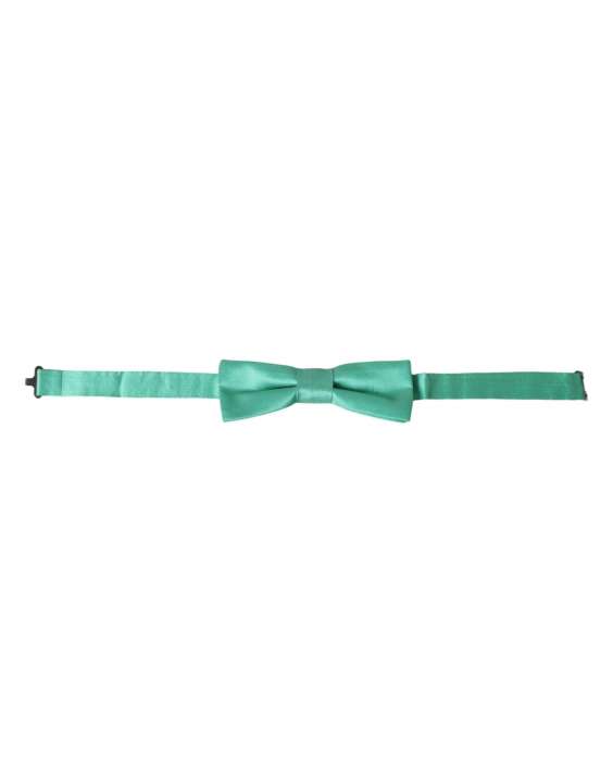 Priser på Dolce & Gabbana Mint Green Silk Adjustable Neck Herre Bow Tie