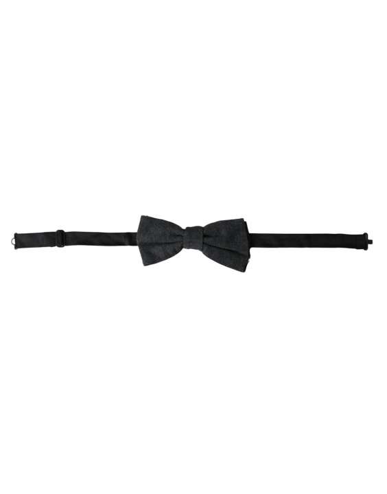 Priser på Dolce & Gabbana Dark Gray Silk Adjustable Neck Herre Bow Tie