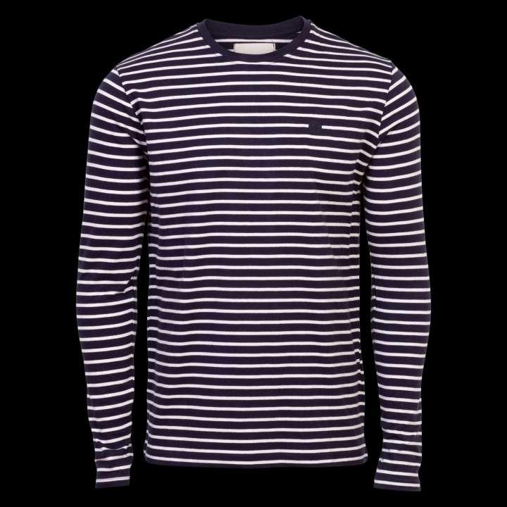 Priser på Marcus Herre Langærmet t-shirt - Night Navy - L