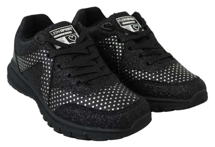 Priser på Plein Sport Elegant Black Runner Jasmines Sport Sko