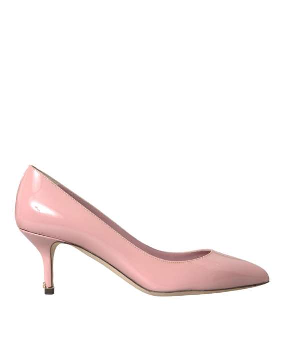 Priser på Dolce & Gabbana Light Pink Patent Leather Heels Pumps Sko