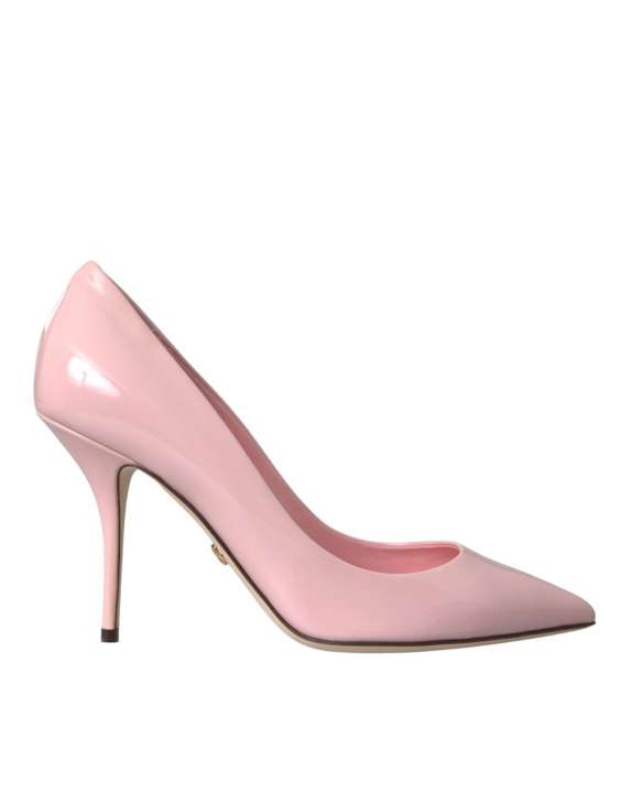 Priser på Dolce & Gabbana Light Pink Patent Leather Pumps Heels Sko