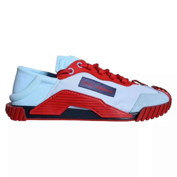 Priser på Dolce & Gabbana Blue Red NS1 Low Top Sneakers Herre Sko