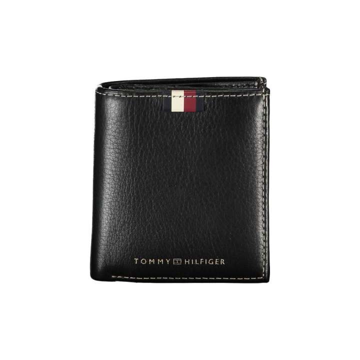 Priser på Tommy Hilfiger Elegant Black Leather Bifold Wallet