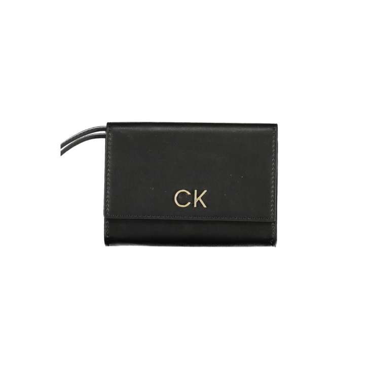 Priser på Calvin Klein Sleek Compact Designer Wallet in Black