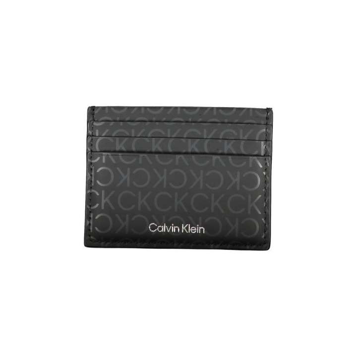 Priser på Calvin Klein Sleek Black Card Holder with Contrast Detailing