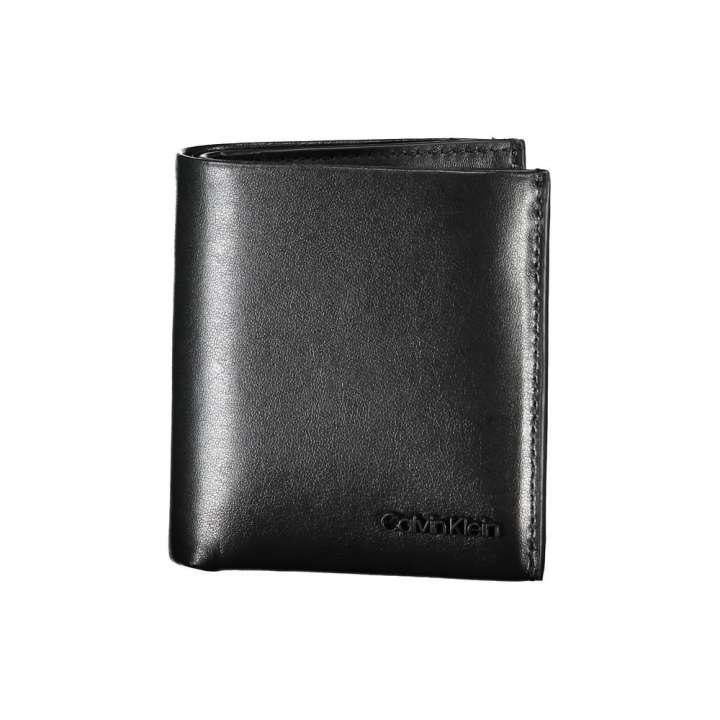 Priser på Calvin Klein Sleek Black Leather RFID Wallet