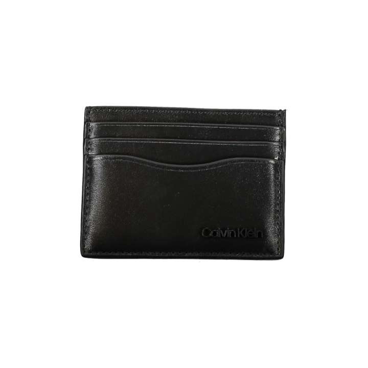 Priser på Calvin Klein Sleek Black Leather Card Holder