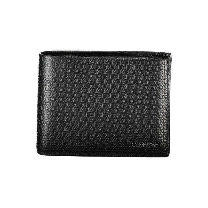 Priser på Calvin Klein Sleek Black Leather Bifold Wallet with RFID Block